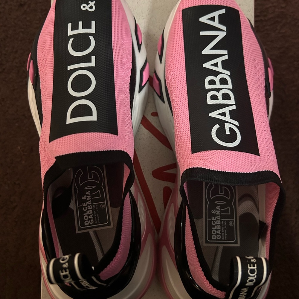 Dolce & Gabbana Nero Pink Sneakers size 9